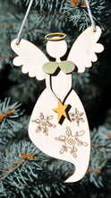 Load image into Gallery viewer, Wooden Angel Ornament
