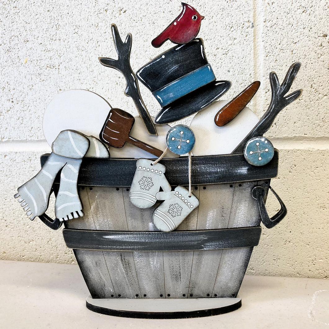 Snowman Insert for Basket DIY Kit